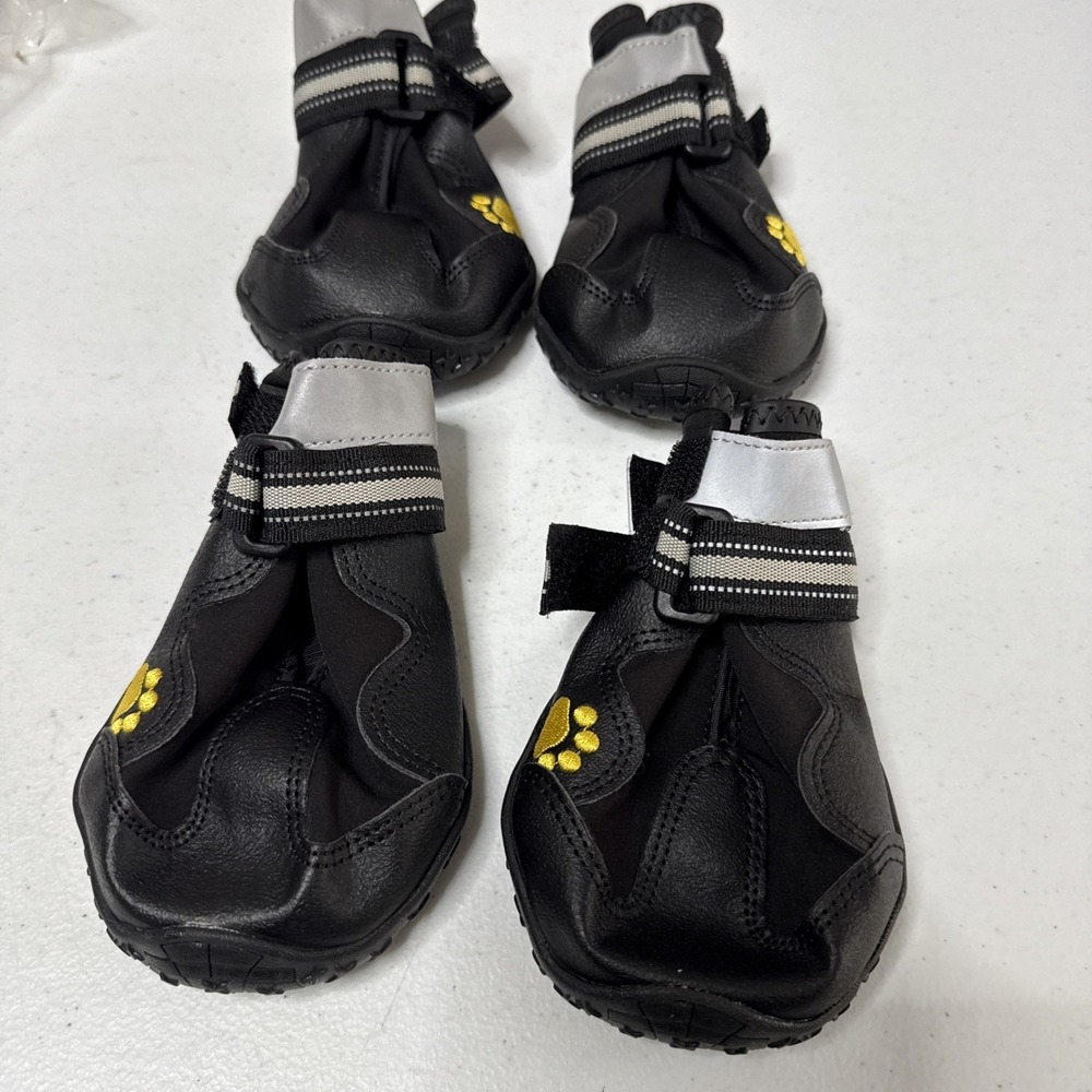 Dog Boots Shoes Paw Protection Rugged Reflective Size 8 (1225)